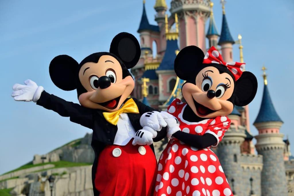 L'Olivier Centre Ville Parking Disneyland 4 Personnes Et 1 Bebe Bailly-Romainvilliers Eksteriør bilde
